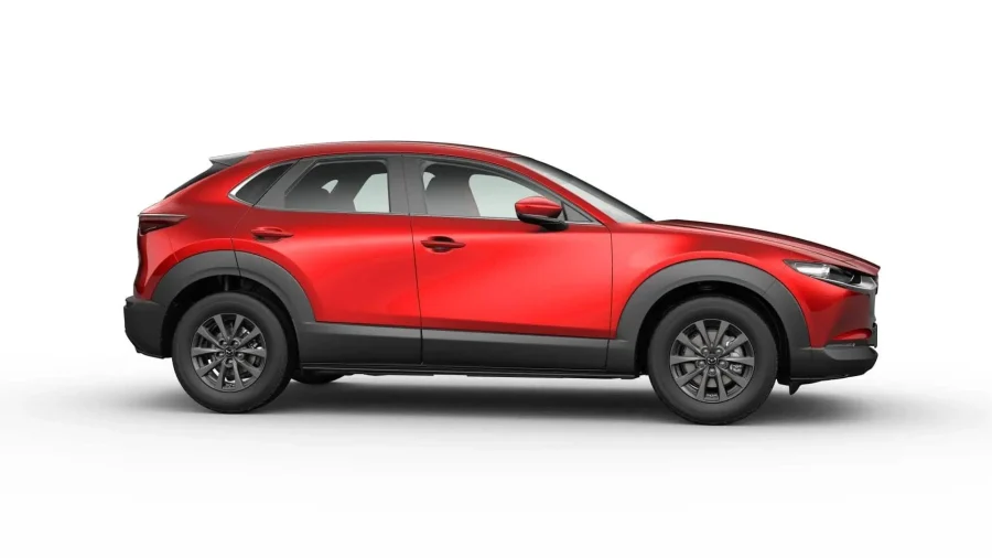 Renting Mazda CX-302.5 e-Skyactiv G MHEV MT Prime-Line Crystal Soul Red Sin Entrada