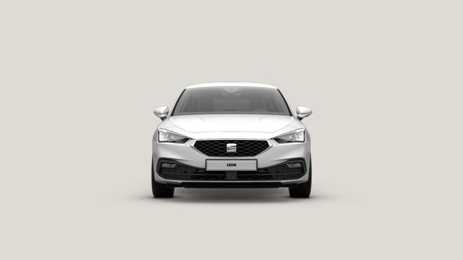 Renting Seat Leon1.5 eTSI 85kW DSG Style XL Fleet Pack Blanco Suave, Gris Magnetic Sin Entrada