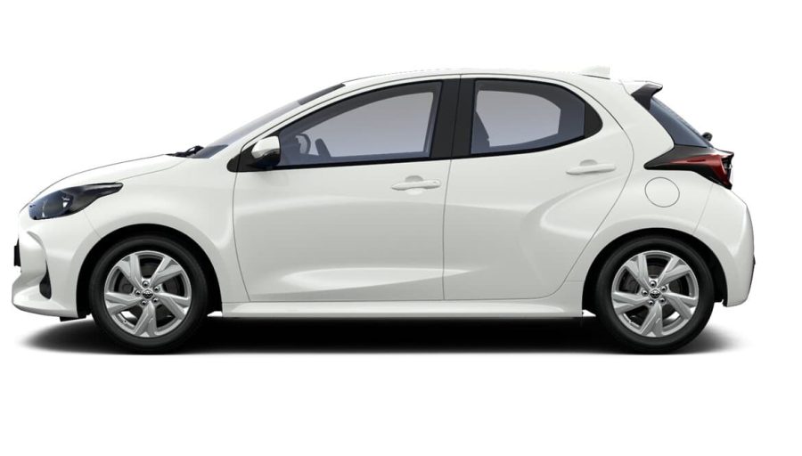 Renting Toyota Yaris120H Active Blanco Classic Sin Entrada