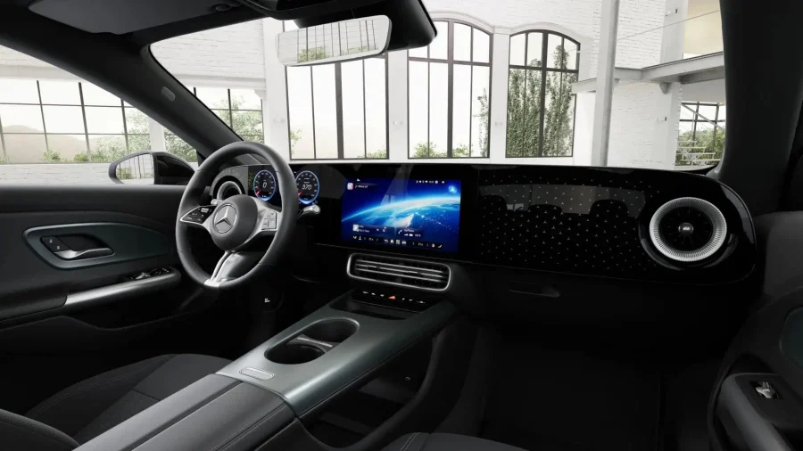 Renting Mercedes Benz CLA200 EQ Negro Cosmos Sin Entrada