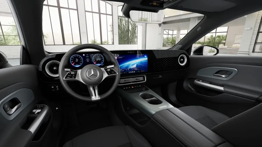 Renting Mercedes Benz CLA200 EQ Negro Cosmos Sin Entrada