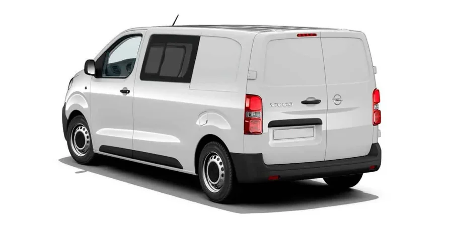 Renting Opel VivaroDoble Cabina 6 Plazas M Blanco Sin Entrada