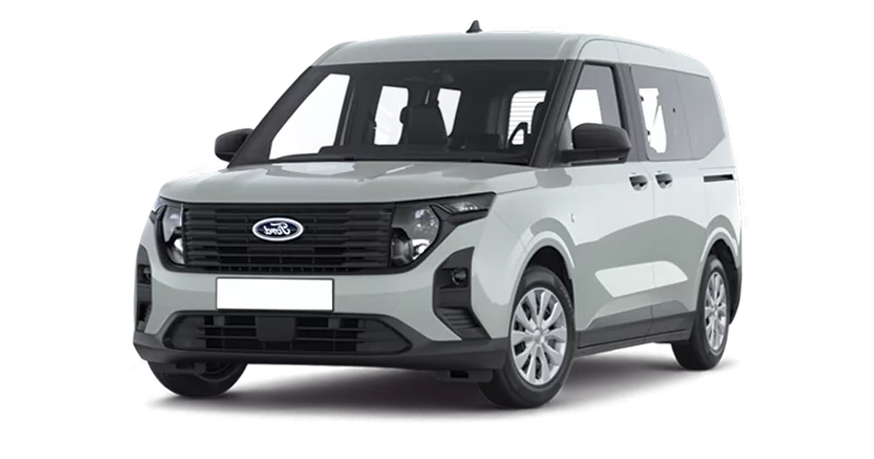 Renting Ford Tourneo Courier1.0 EcoBoost Trend Gris Cactus Sin Entrada