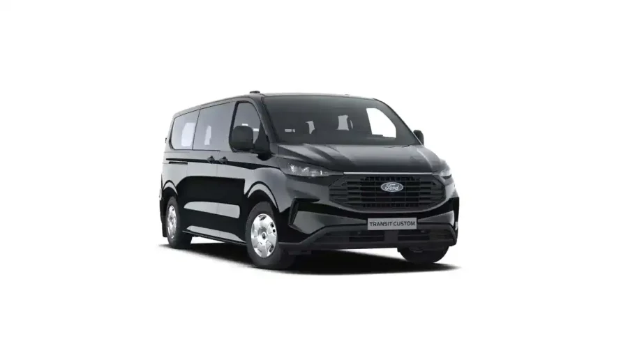 Renting Ford TransitCustom Kombi 2.0 EcoBlue Auto. 320 L2 Trend Negro Sin Entrada