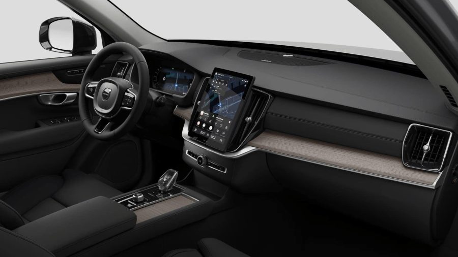Renting Volvo XC902.0 B5 G AWD Plus Dark Auto Platinum Grey Sin Entrada