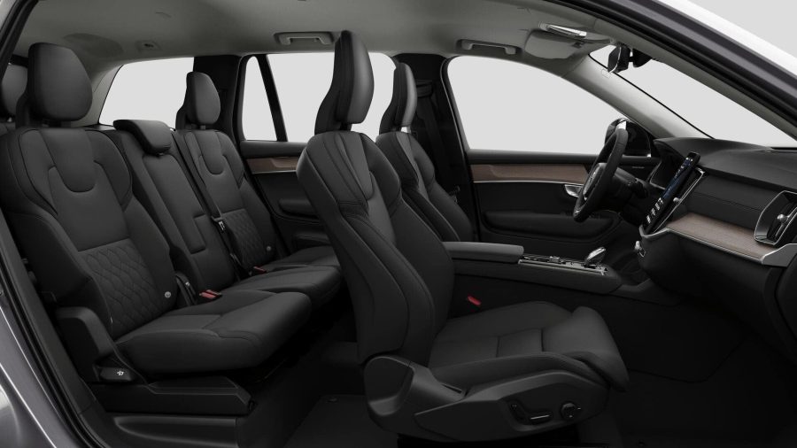 Renting Volvo XC902.0 B5 G AWD Plus Dark Auto Platinum Grey Sin Entrada