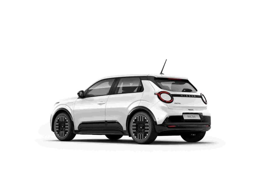 Renting Nissan Micra40 kWh Acenta Moon White Sin Entrada