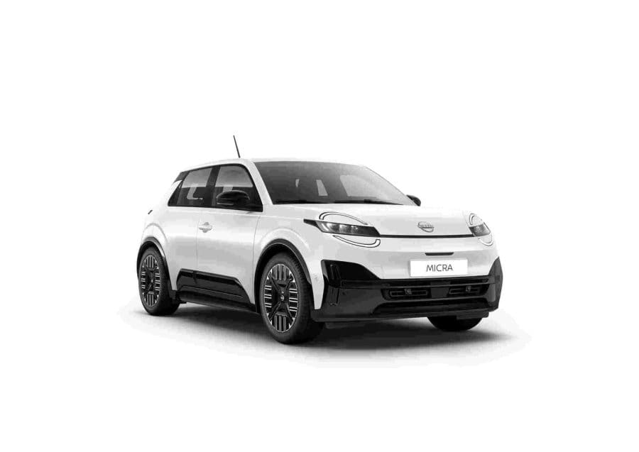 Renting Nissan Micra40 kWh Acenta Moon White Sin Entrada