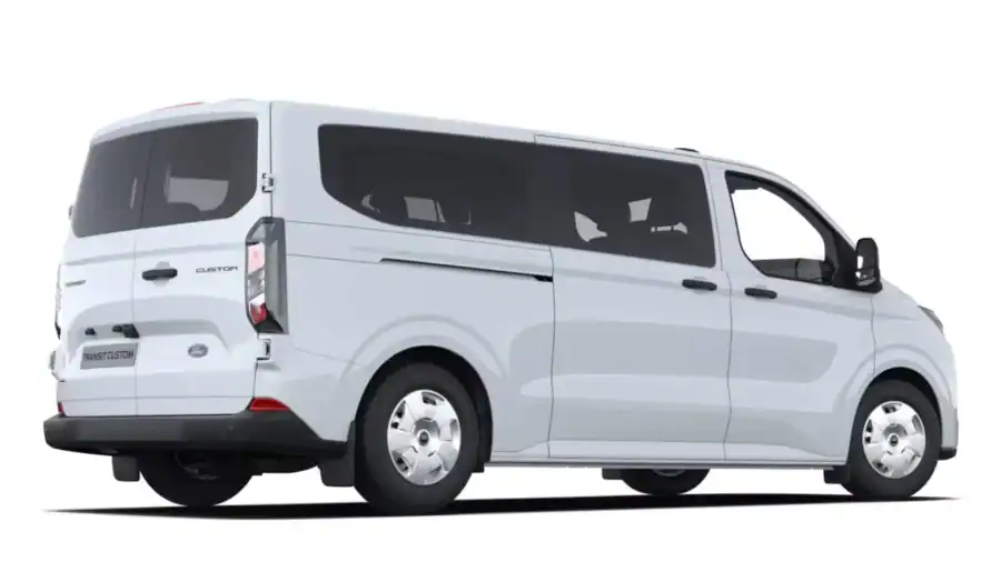 Renting Ford TransitCustom Kombi 2.5 Duratec PHEV 340 L2 Auto. Trend Blanco Sin Entrada