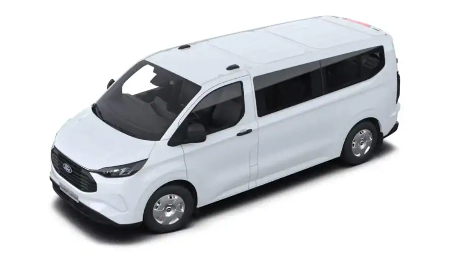 Renting Ford TransitCustom Kombi 2.5 Duratec PHEV 340 L2 Auto. Trend Blanco Sin Entrada