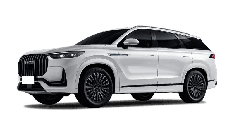 Renting Jaecoo 8Exclusive Blanco Aura, Gris Artemis, Crystal Black Sin Entrada