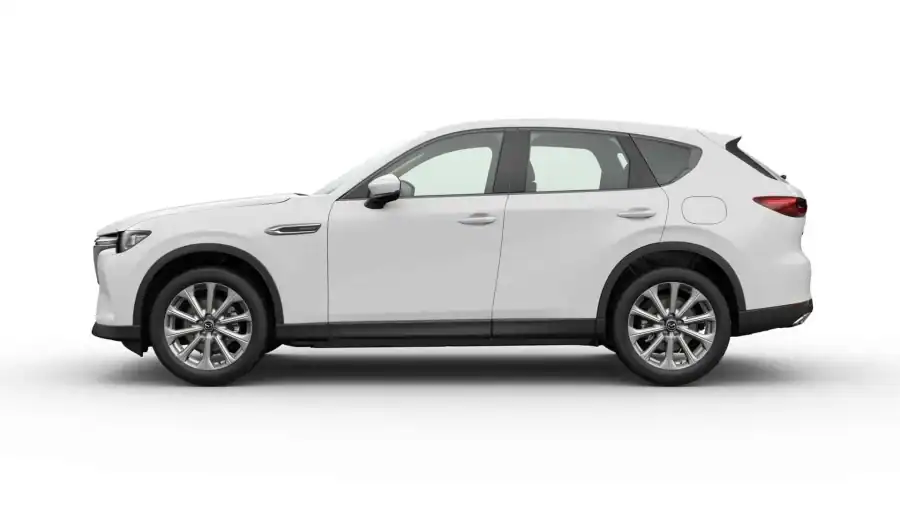 Renting Mazda CX-603.3 e-Skyactiv D MHEV 147kW 8AT RWD Exclusive Line Artic White Sin Entrada