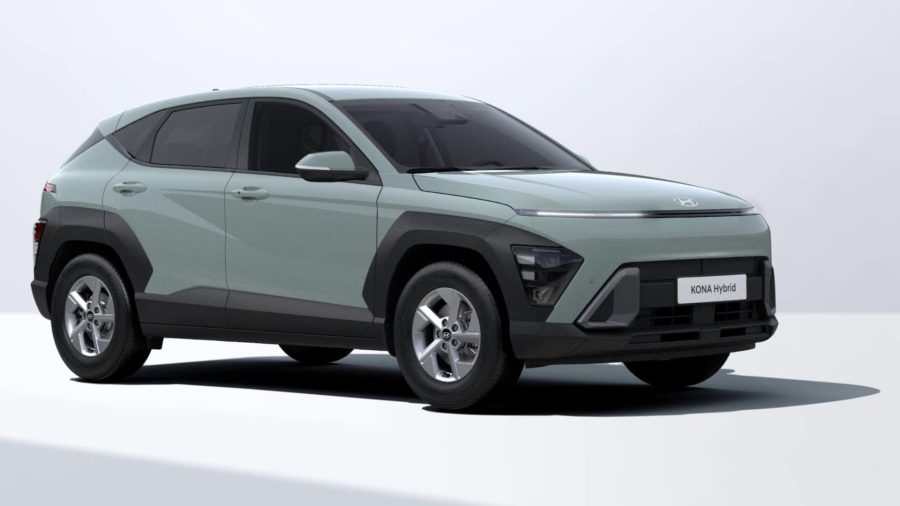 Renting Hyundai Kona1.6 GDi HEV DT Maxx Mirage Green Sin Entrada