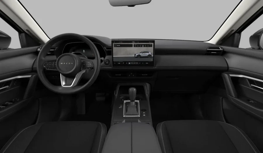 Renting Mazda CX-52.5 e-Skyactiv-G MHEV FWD Aut. Centre-Line Machine Gray, Soul Red Crystal Sin Entrada