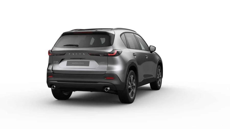 Renting Mazda CX-52.5 e-Skyactiv-G MHEV FWD Aut. Centre-Line Machine Gray, Soul Red Crystal Sin Entrada