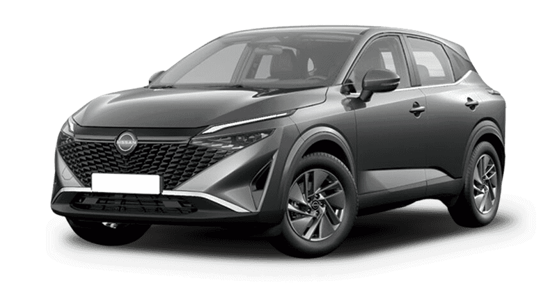 Renting Nissan QashqaiDIG-T MHEV 4×2 Acenta Skyline Grey, Kori White Sin Entrada