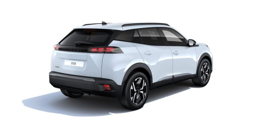 Renting Peugeot 2008Hybrid Allure 110 eDCS6 Blanco Okenite Sin Entrada