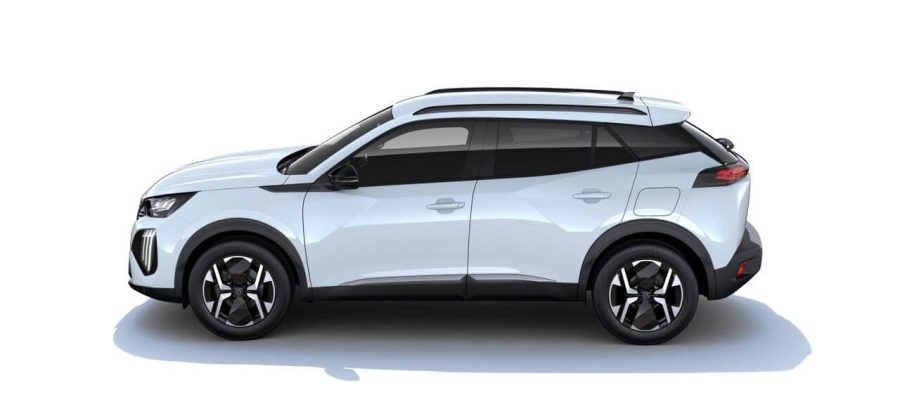 Renting Peugeot 2008Hybrid Allure 110 eDCS6 Blanco Okenite Sin Entrada