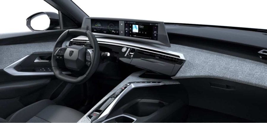 Renting Peugeot 3008Allure Hybrid 145 e-DCS6 Azul Ingaro Sin Entrada