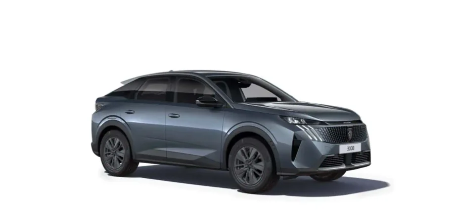 Renting Peugeot 3008Allure Hybrid 145 e-DCS6 Azul Ingaro Sin Entrada