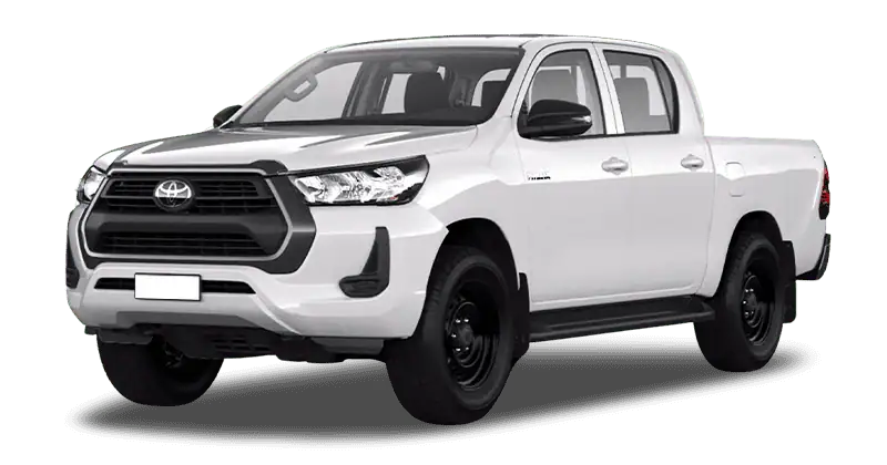 Renting Toyota Hilux2.4B 6AT Doble Cabina GX Blanco Classic Sin Entrada