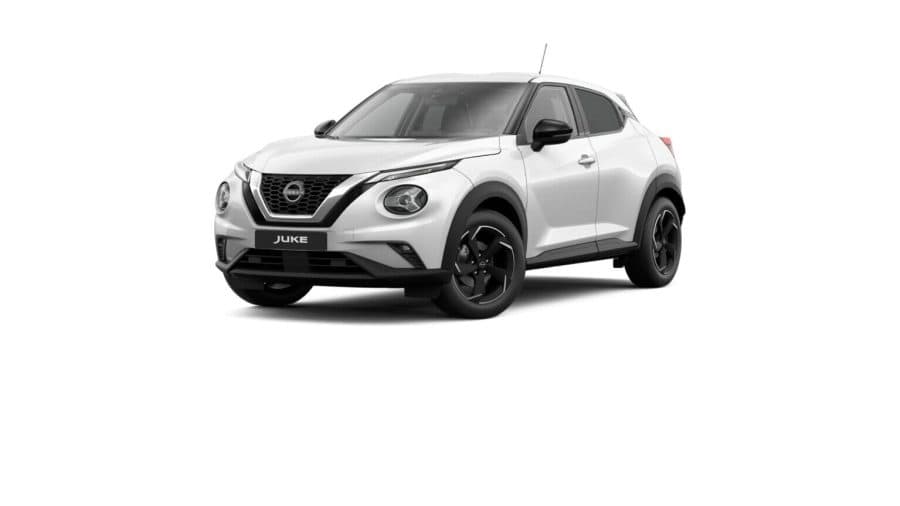 Renting Nissan Juke1.0 DIG-T Acenta Sapporo White, Blanco Perlado Sin Entrada