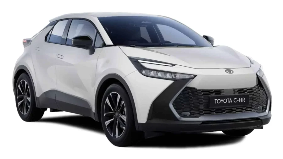 Renting Toyota C-HR1.8 Advanced Hybrid 140 e-CVT Blanco Classic Sin Entrada