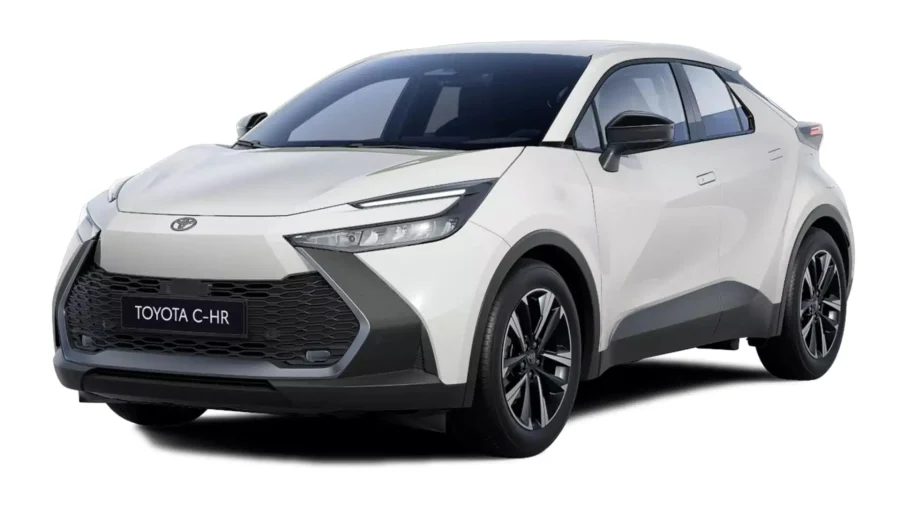 Renting Toyota C-HR1.8 Advanced Hybrid 140 e-CVT Blanco Classic Sin Entrada