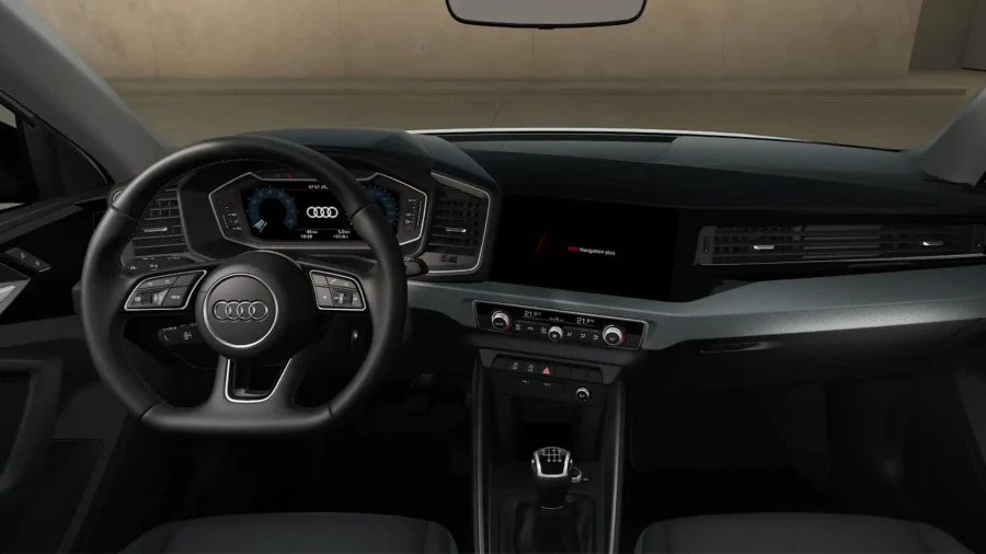 Renting Audi A1 Sportback30 TFSI S tronic Adrenalin Blanco Glaciar / Techo Negro Sin Entrada