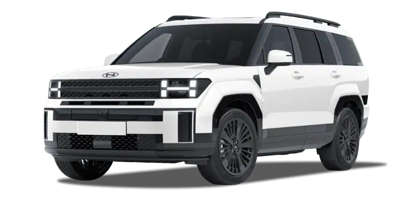 Renting Hyundai Santa Fe1.6 TGDi HEV 4X4 AT Calligraphy Creamy White Sin Entrada