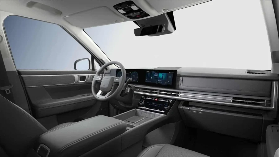Renting Hyundai Santa Fe1.6 TGDi PHEV 4X4 AT Style Creamy White Sin Entrada
