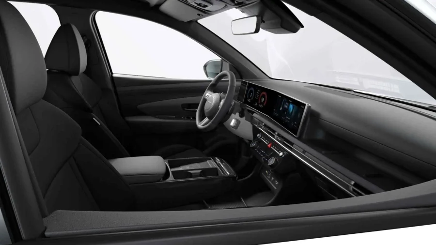 Renting Hyundai Tucson1.6D 48V DT Black Line Atlas White Sin Entrada