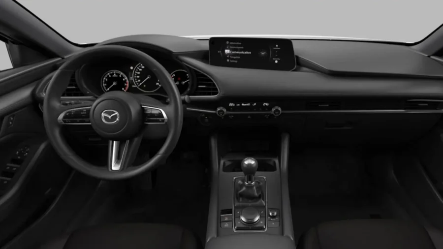 Renting Mazda 32.5 e-SKYACTIV G Centre-Line Arctic White Sin Entrada