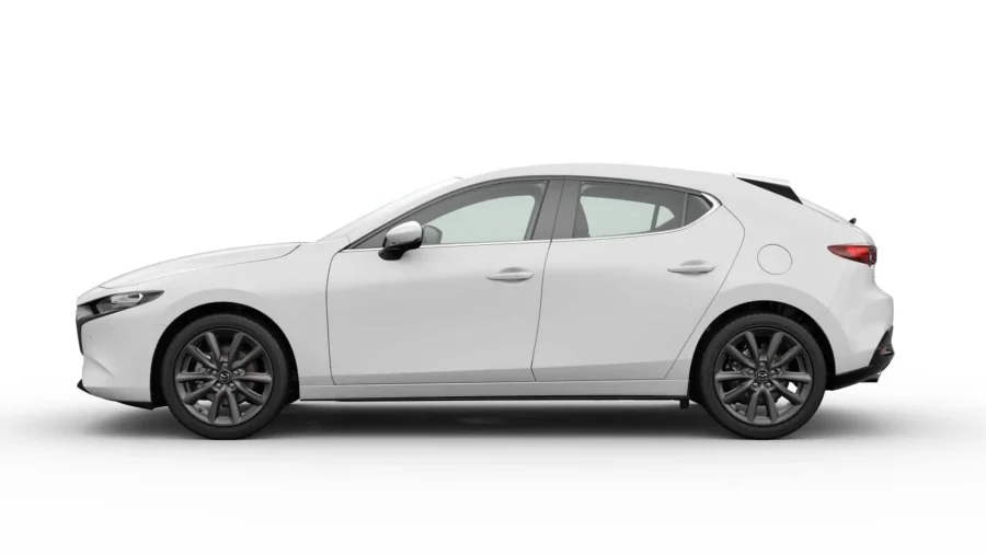 Renting Mazda 32.5 e-SKYACTIV G Centre-Line Arctic White Sin Entrada