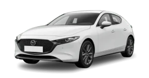 Renting Mazda 3 - 2.5 e-SKYACTIV G Centre-Line sin Entrada
