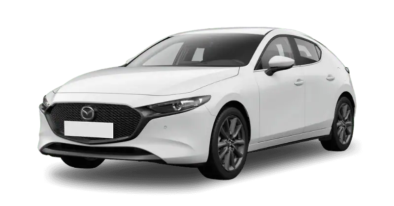 Renting Mazda 32.5 e-SKYACTIV G Centre-Line Arctic White Sin Entrada