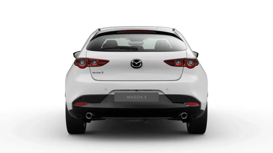 Renting Mazda 32.5 e-SKYACTIV G Centre-Line Arctic White Sin Entrada