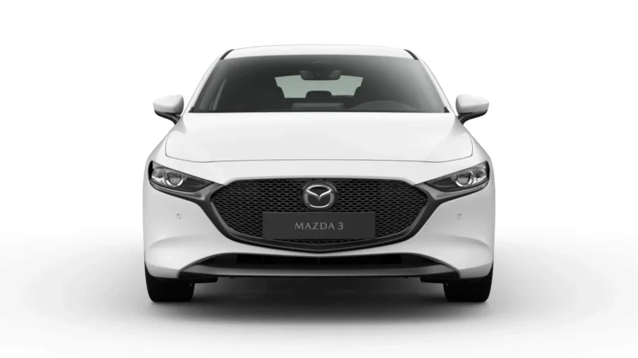 Renting Mazda 32.5 e-SKYACTIV G Centre-Line Arctic White Sin Entrada
