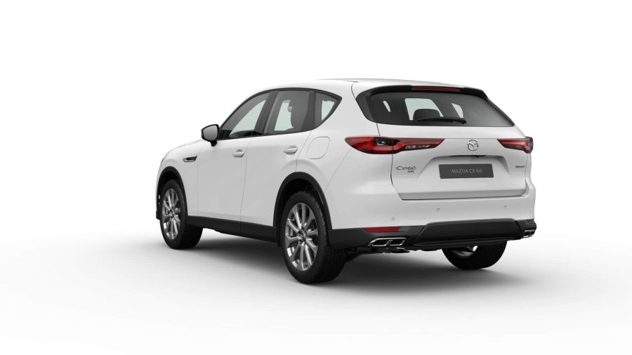 Renting Mazda CX-603.3 e-Skyactiv D MHEV 147kW 8AT RWD Exclusive Line Blanco Sin Entrada