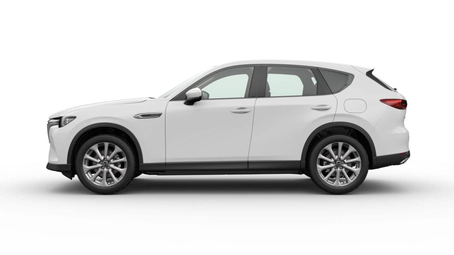 Renting Mazda CX-603.3 e-Skyactiv D MHEV 147kW 8AT RWD Exclusive Line Blanco Sin Entrada