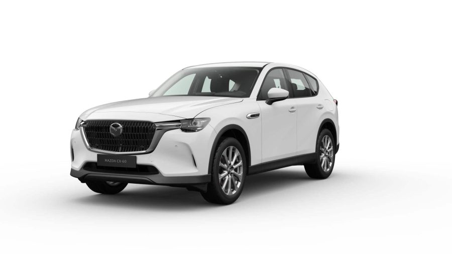 Renting Mazda CX-603.3 e-Skyactiv D MHEV 147kW 8AT RWD Exclusive Line Blanco Sin Entrada