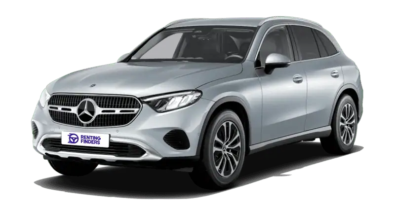 Renting Mercedes Benz GLC220d 4MATIC Plata High Tec Sin Entrada