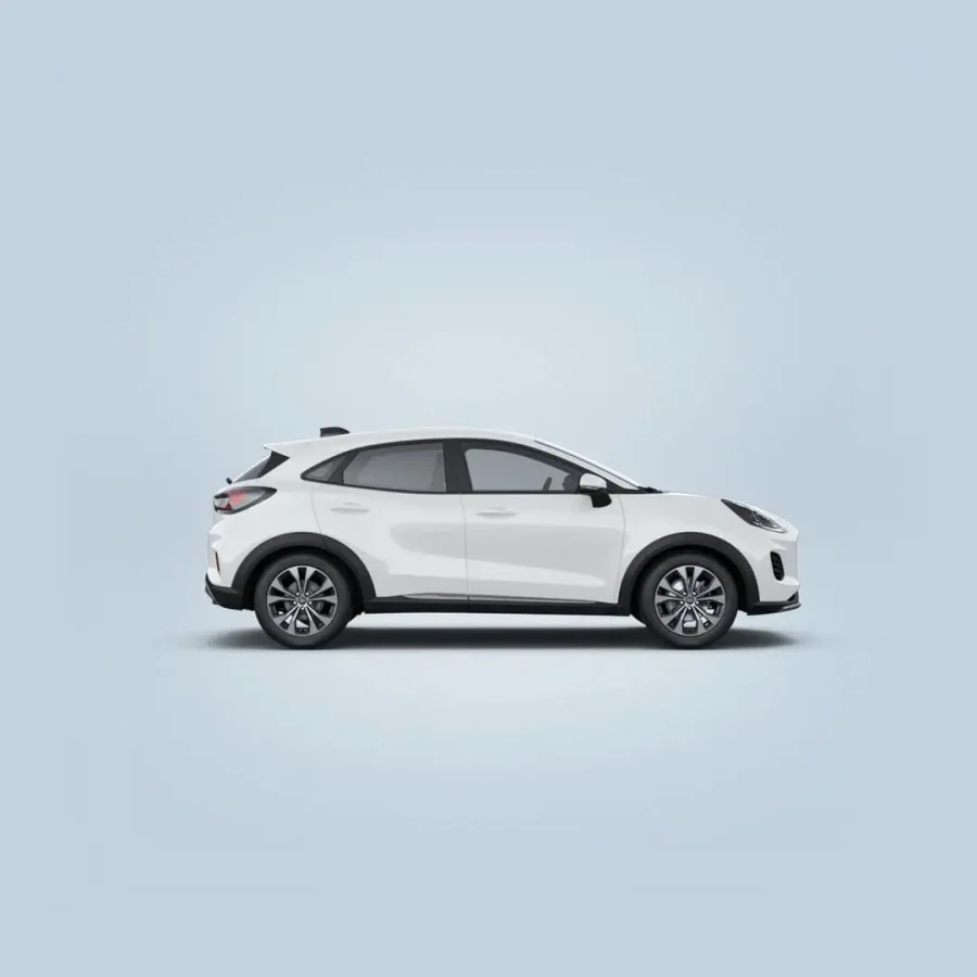 Renting Ford PumaEcoBoost MHEV Titanium Blanco, Gris Cactus Sin Entrada
