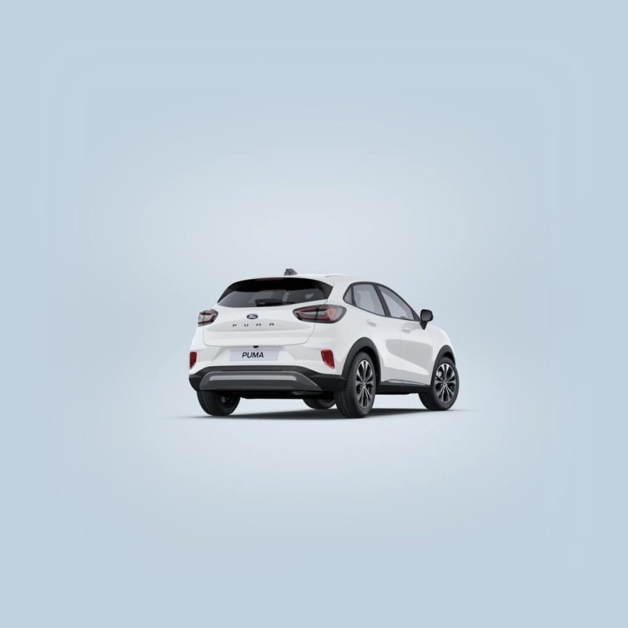 Renting Ford PumaEcoBoost MHEV Titanium Blanco, Gris Cactus Sin Entrada
