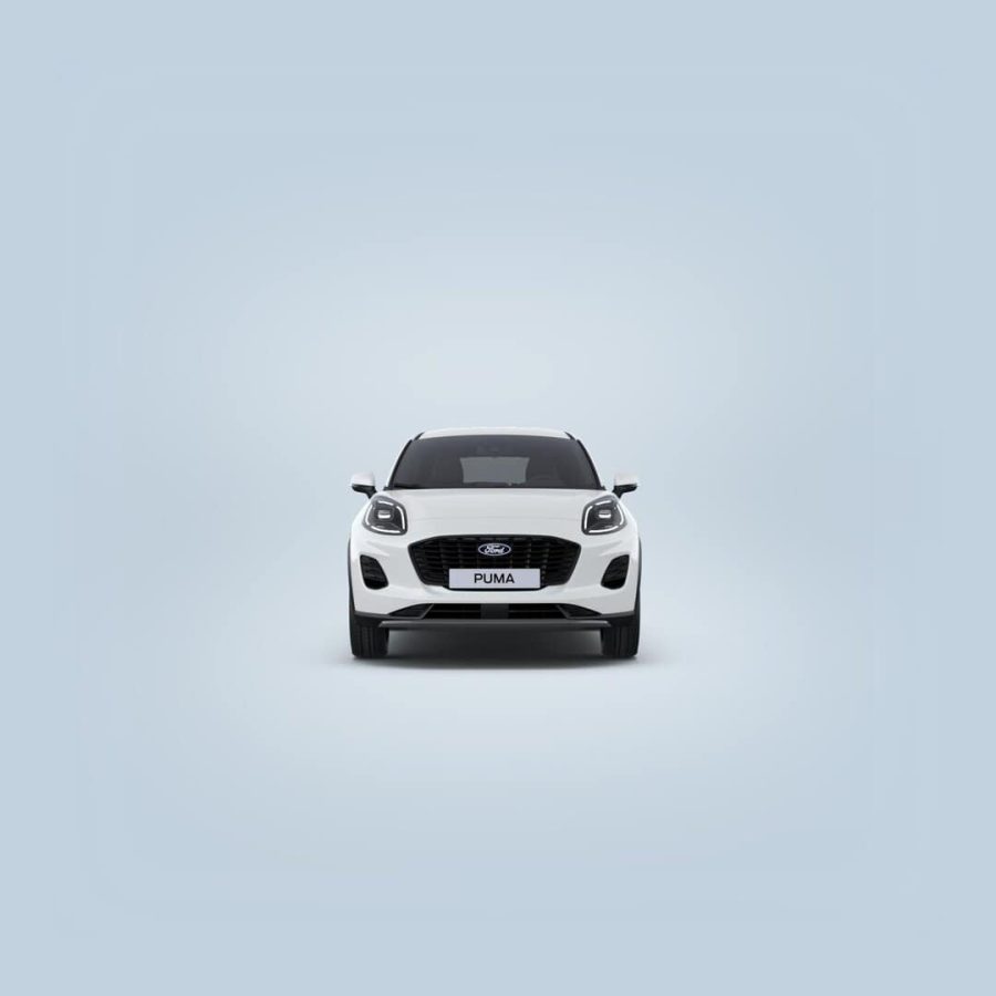Renting Ford PumaEcoBoost MHEV Titanium Blanco, Gris Cactus Sin Entrada