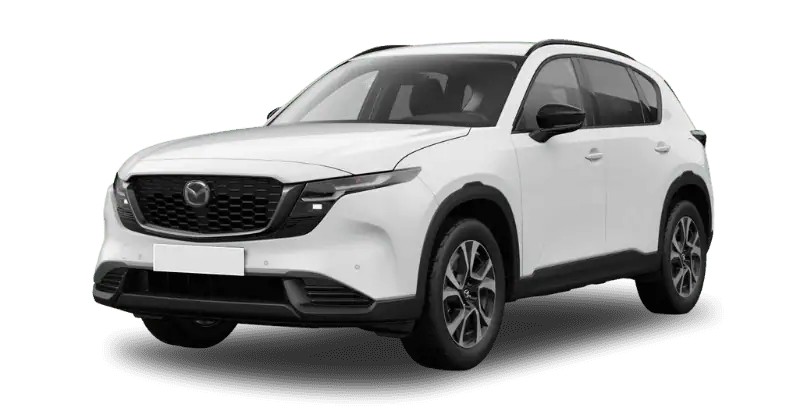 Renting Mazda CX-52.5 e-Skyactiv G MHEV AT FWD Centre-Line Arctic White Sin Entrada