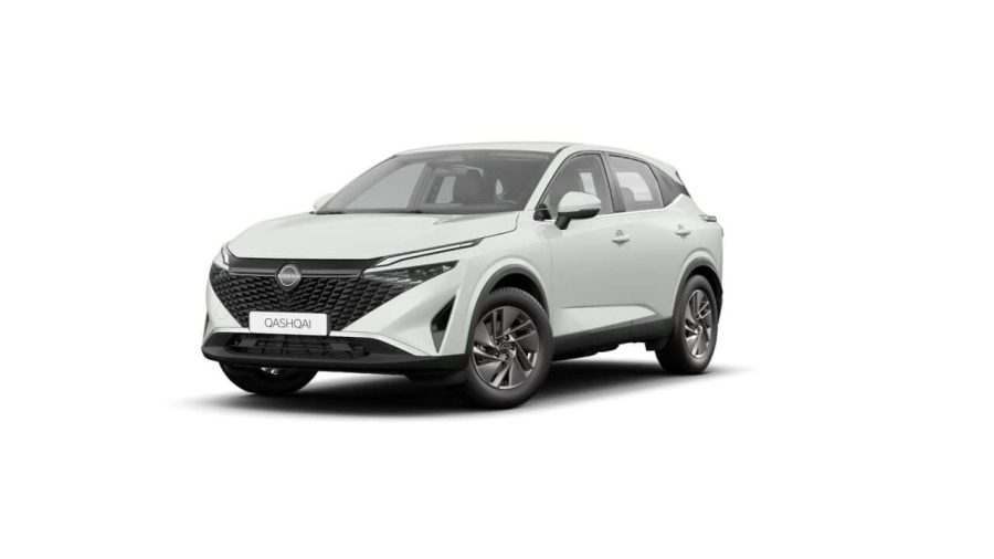 Renting Nissan QashqaiDIG-T MHEV CVT Acenta Kori White Sin Entrada