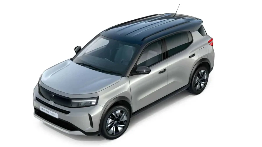 Renting Opel Frontera1.2T XHT Hybrid eDCT6 107kW Ultimate Kristall Silver, Arktis White Sin Entrada