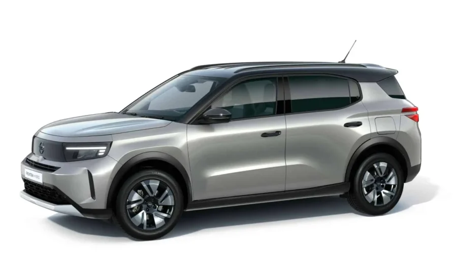 Renting Opel Frontera1.2T XHT Hybrid eDCT6 107kW Ultimate Kristall Silver, Arktis White Sin Entrada