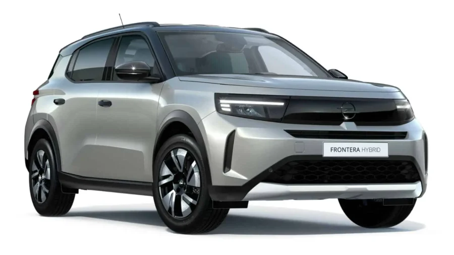 Renting Opel Frontera1.2T XHT Hybrid eDCT6 107kW Ultimate Kristall Silver, Arktis White Sin Entrada